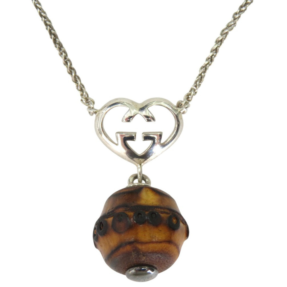 GUCCI Silver Bamboo Necklace